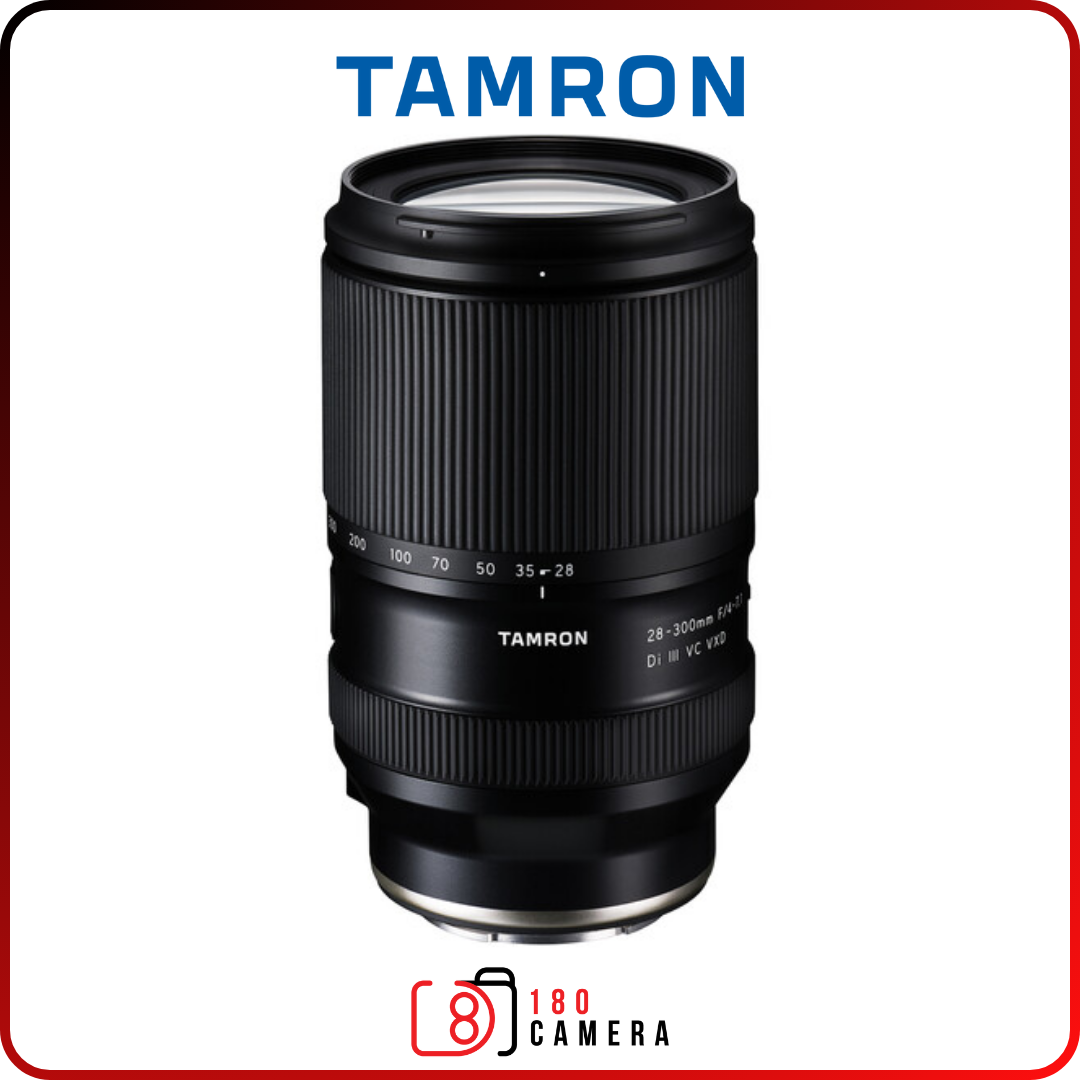 Tamron 28-300mm F4-7.1 Di III VC VXD Lens (Sony E) - 180 Camera