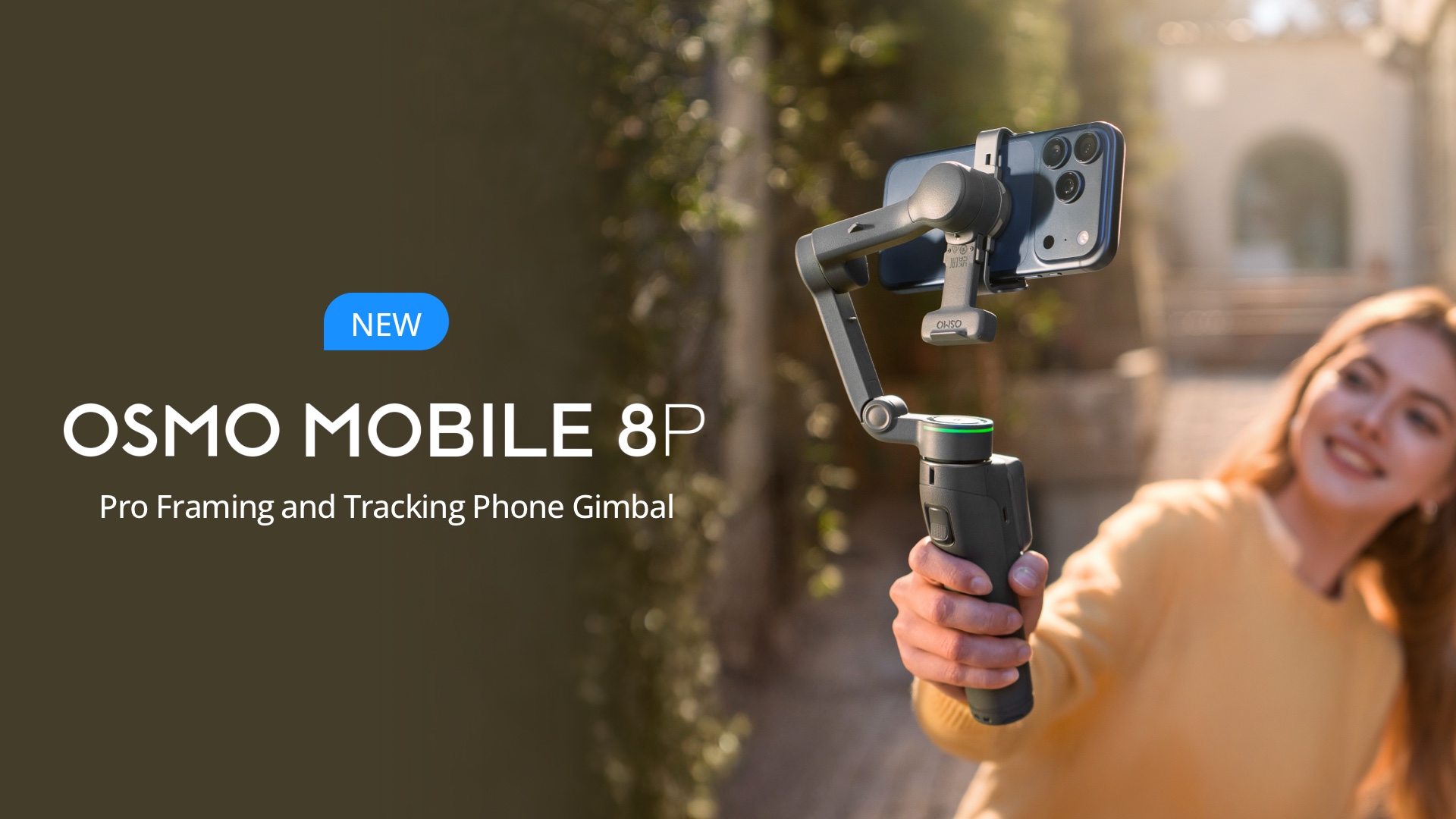 osmo mobile 8p pro framing and tracking phone gimbal